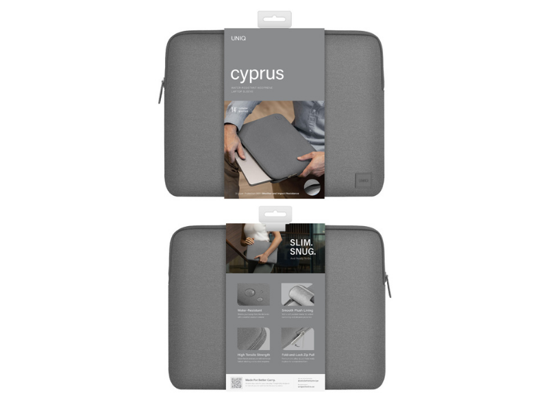 Cyprus Su Geçirmez Neopren Kumaş 14inç Laptop Çanta