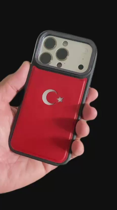 Işıklı kılıf Ay Yıldız iPhone modeller için